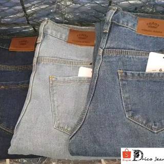 DricoJeans Celana  boyfriend  jeans polos  wanita 3001A 