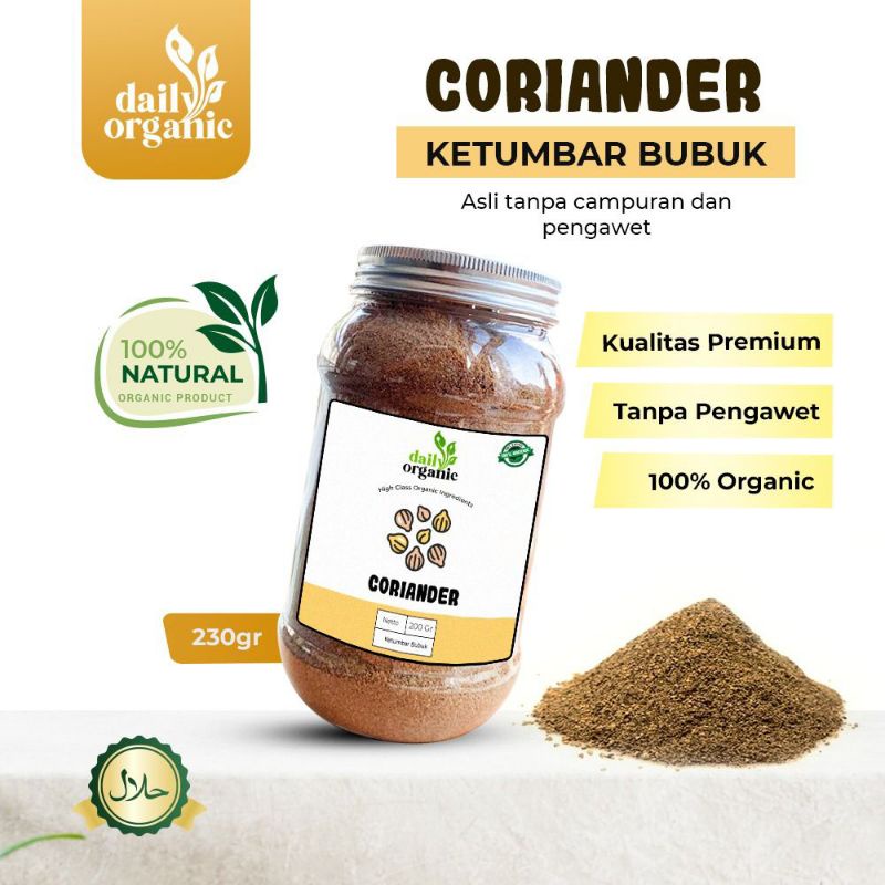 

Ketumbar Bubuk Daily Organic Premium Coriander Powder
