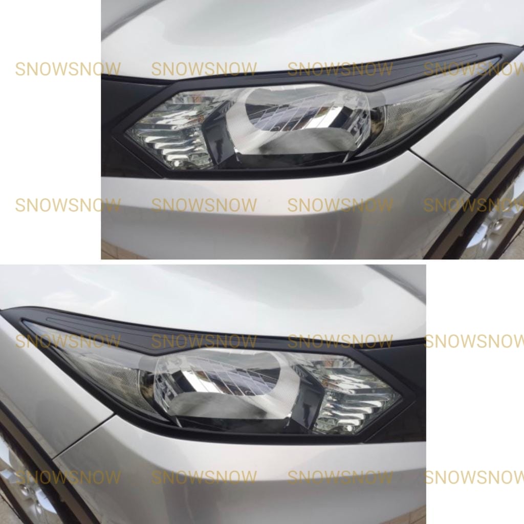 Garnish Lampu Depan Honda Hrv 2015 2018 Hitam Chrome