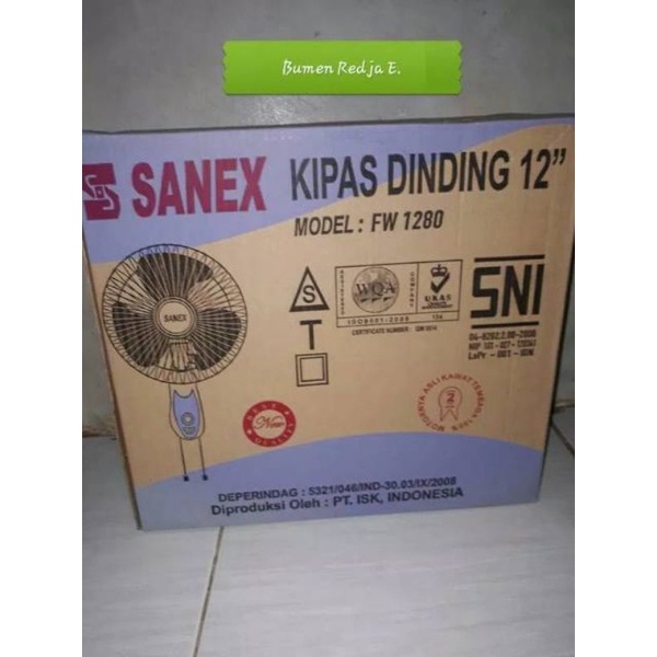 Wall Fan Sanex 12 inch/ Kipas Angin Dinding Sanex 12 inch