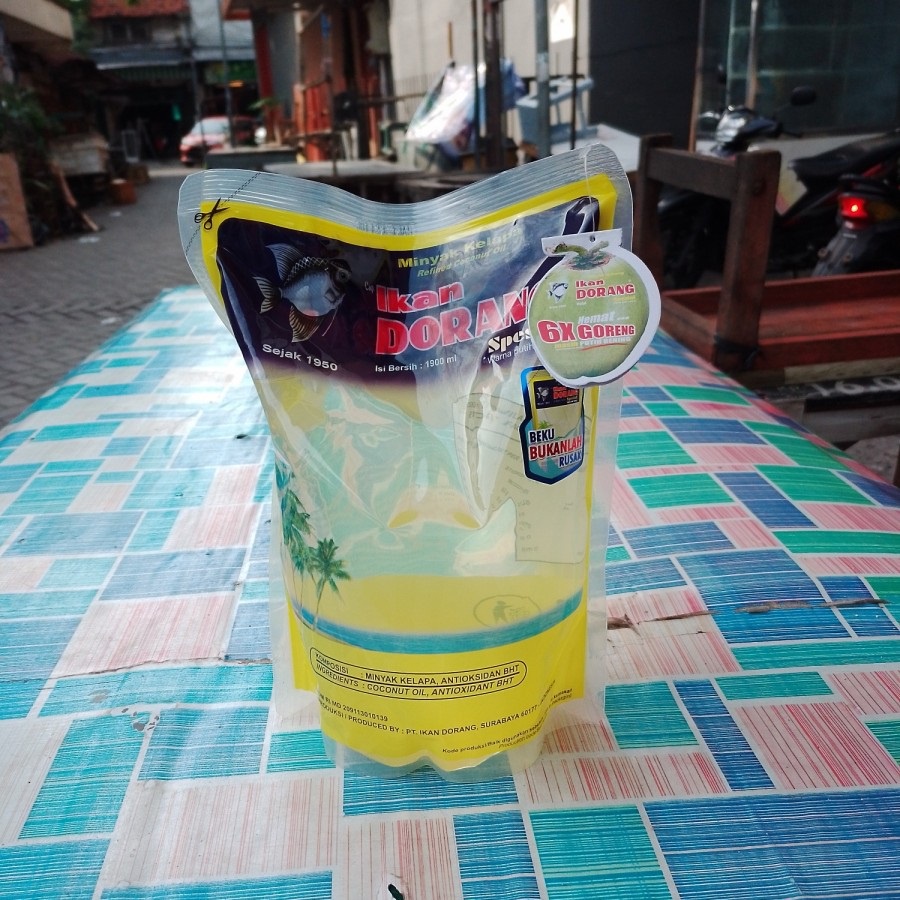 

Minyak Kelapa cap Ikan Dorang - 1900 ml