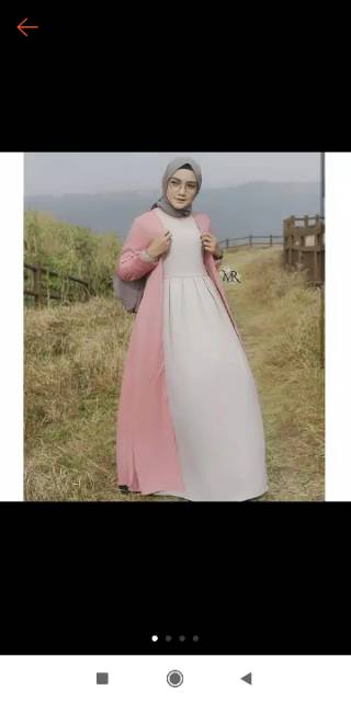 Maxi cardy sabyan  bahan moscrepe fit L