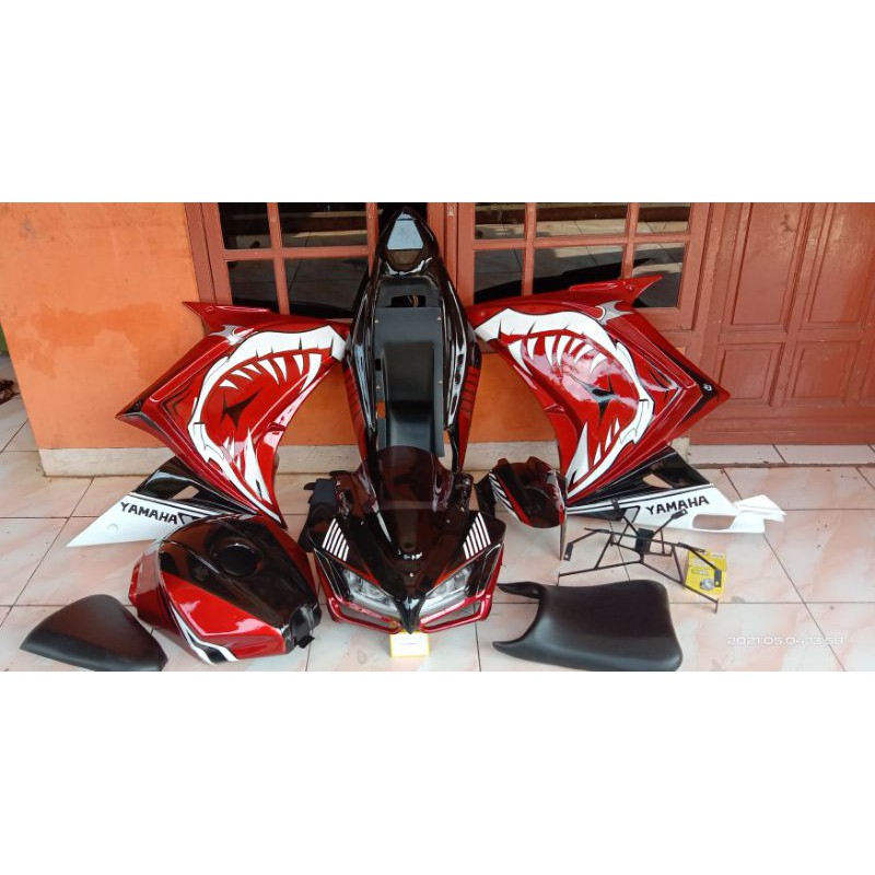 full set fairing Vixion NVL NVA OLD model r25 v1