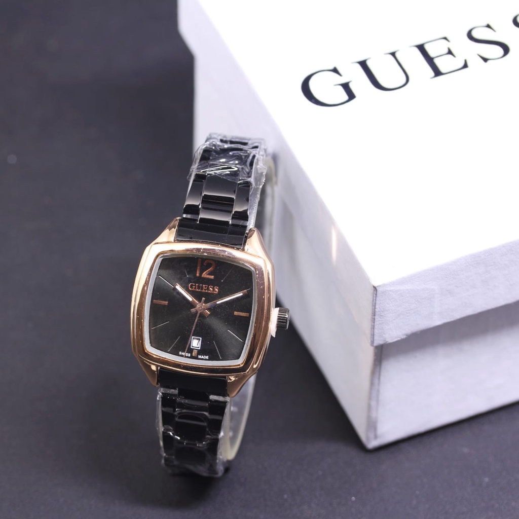 Grosiran Jam Tangan Wanita Psa Q4 - 3095 Analog Tali Rantai Tanggal Aktif Original Garansi 6 Bulan Free Box Exclusive &amp; Baterai Cadangan(BISACOD)