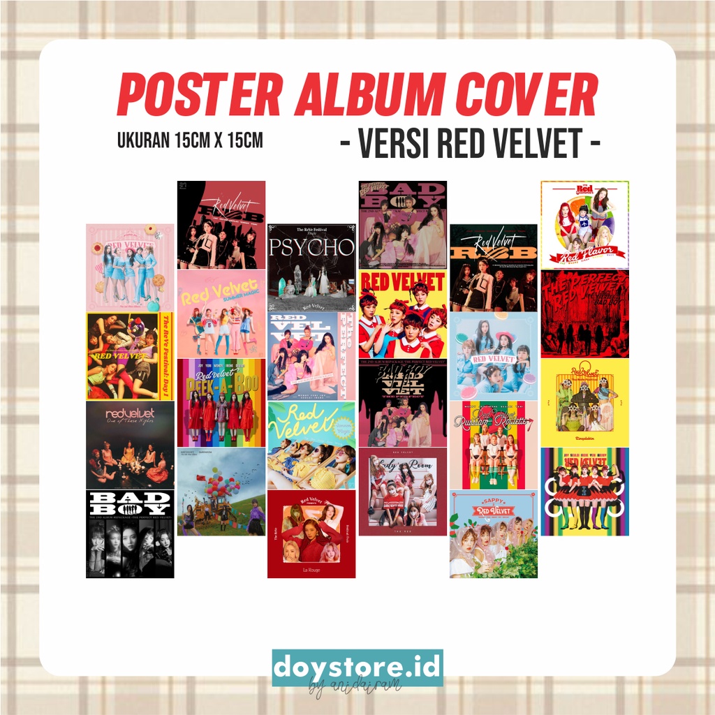 [BACA DESKRIPSI] Poster Album Cover TWICE BLACKPINK RED VELVET GIRLS GENERATION | Poster Dinding Murah