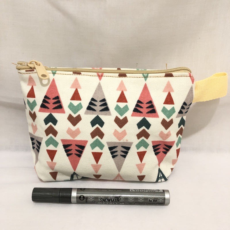 POUCH KANVAS MURAH TEBAL  POUCH KOSMETIK SOUVENIR