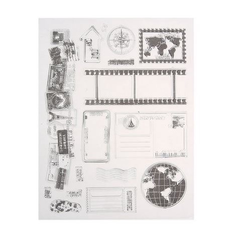 Clear Stamp (Stempel Transparan/Bening) - Discoveries Journal