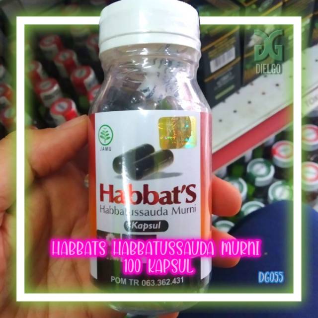 

Habbats Habbatussauda Murni 100 Kapsul Habbat Stamina DG055