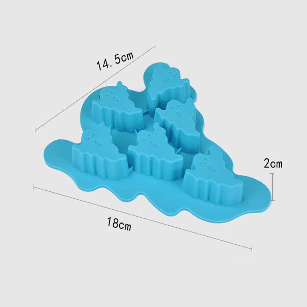 TOP 4 Pcs Cetakan Silikon Cetakan Es Hantu Kreatif Cetakan Kue Cetakan Puding Jelly