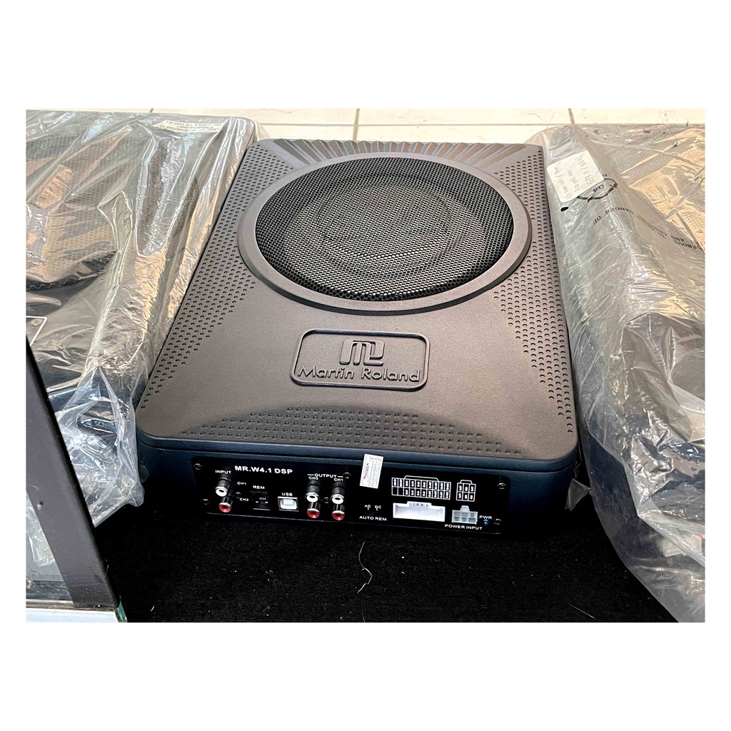 Martin Roland Sub Kolong Aktif 8 inch built in Amplifier plus DSP Processor Audio plus Socket PNP SE