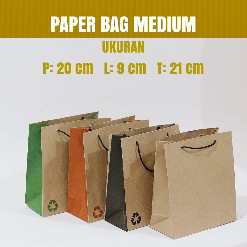 

PAPER BAG MEDIUM (PEMBELIAN MIN 100 PCS)