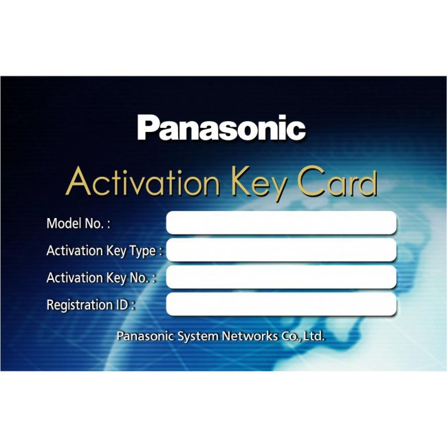 Activation Key  KX-NSE101X