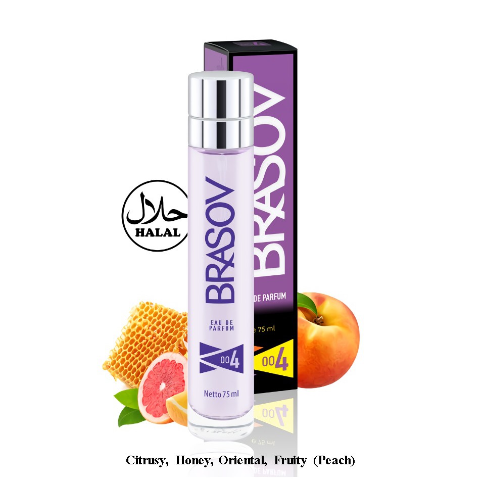 BRASOOV Parfum 75 ML Eau De Parfum HALAL Perfume Spray