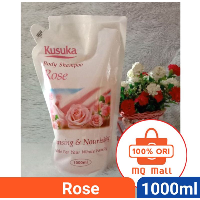 Sabun Mandi Cair Kusuka - Rose 1000ml