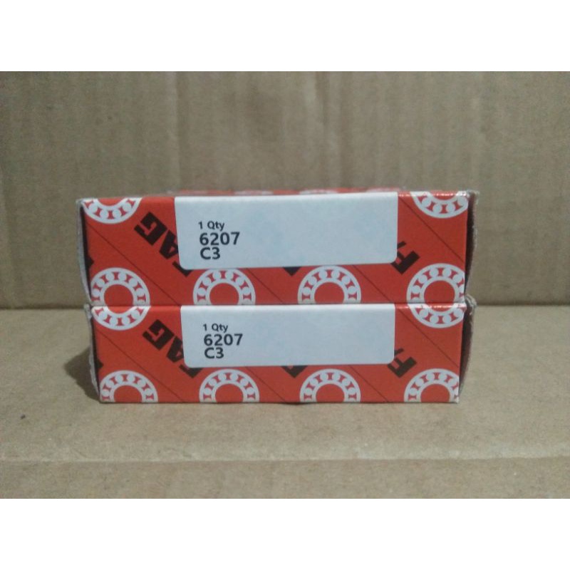 Bearing Laher 6207 C3 FAG Kruk AS Vario 125 Vario 150 CB 150 Satria Fu Thunder125 Original