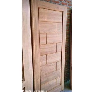 Kusen Berikut Daun Pintu Minimalis KPJ01-1