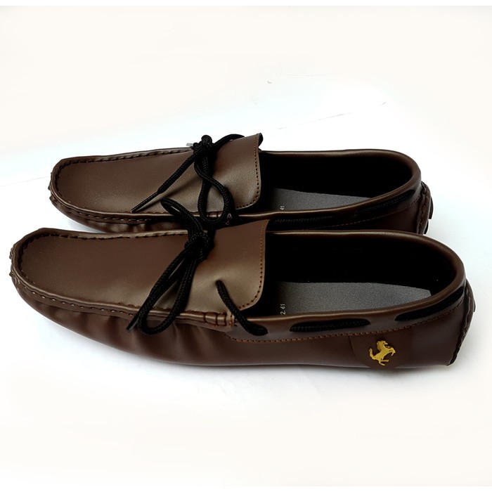 sepatu loafer kulit pria - sepatu slip on pria mr darwis