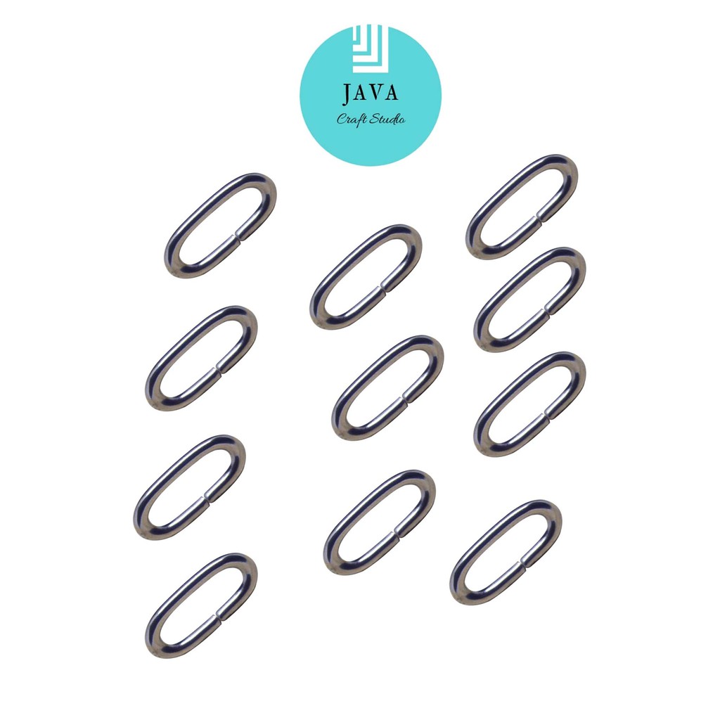 Ring Oval Kecil Lebar 1.5 cm Tebal 1.7 mm Per 144 Pcs