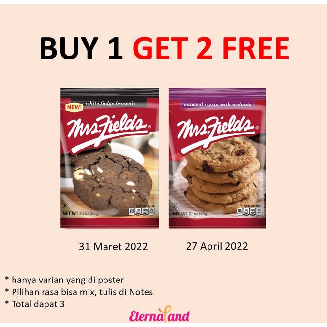 

Mrs Field Cookies - Kukis Cokelat