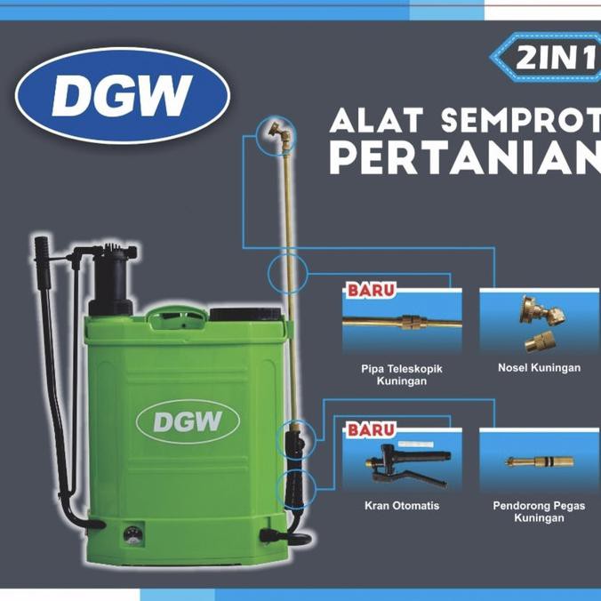 Kualitas Terbaik] Sprayer 2In1 Dgw Elektrik Dan Manual 16 Liter Tangki / Alat Semprot