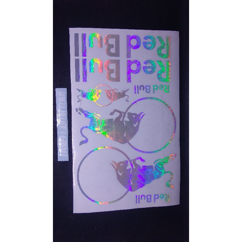 KYT TT COURSE Cutting Stiker Helm Red Bull KYT RC7 KYT R10