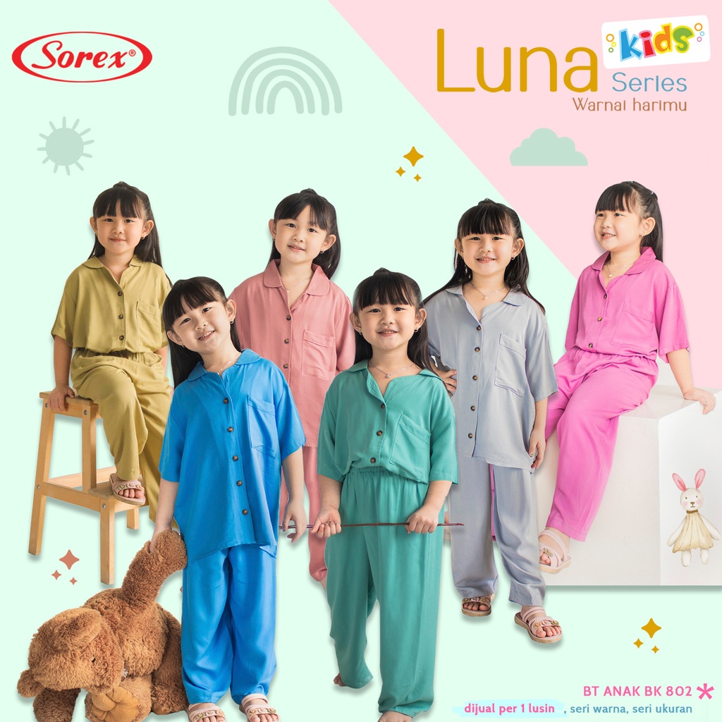 Setelan Sorex Luna Series Adem Comfy Free Size Setelan HAMIL Setelan MENYUSUI BUSUI FRIENDLY CBKS