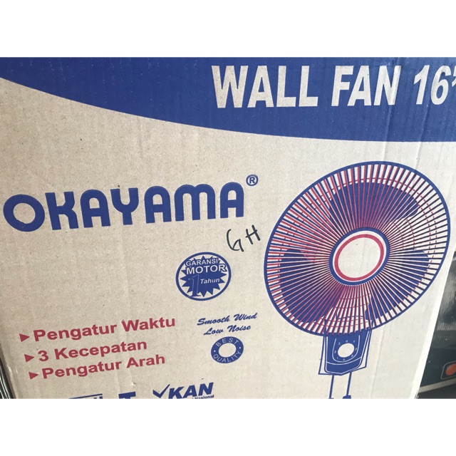 Kipas angin dinding okayama 16”