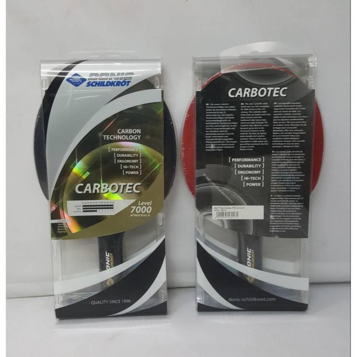 Bet / Bat Pingpong Tenis Meja DONIC Schildkrot - Carbotec 7000
