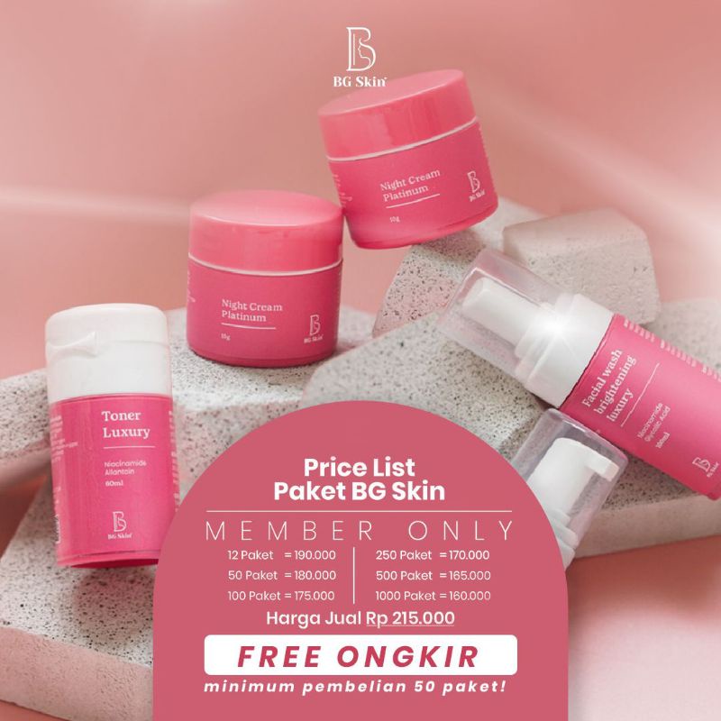 Bg Skin Paket Usaha, Paket Reseller Bg Skin