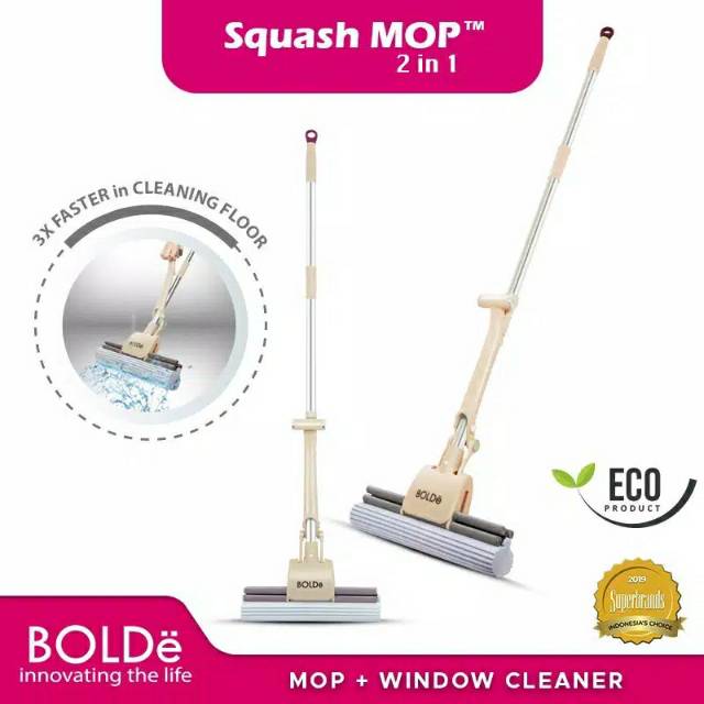 Alat Pel Squash Mop Extreme 2 In 1 BOLDe