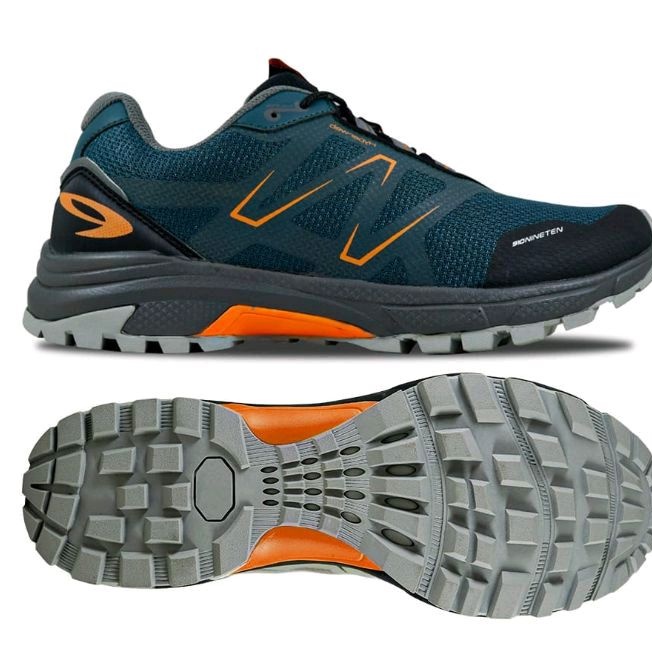 910 nineten Sepatu lari /Running original YUZA TRAIL - HIJAU TEAL /910 NINETEN SEPATU LARI/ SEPATU R