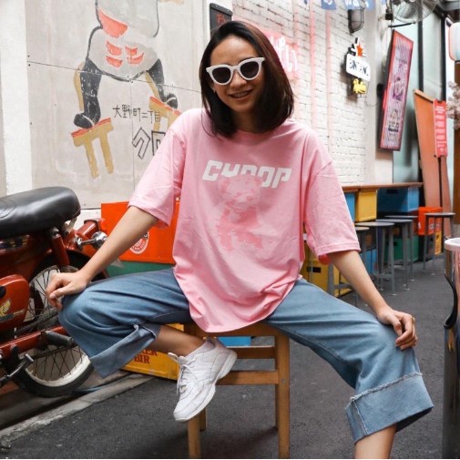 KAOS WANITA OVERSIZE CHOOP