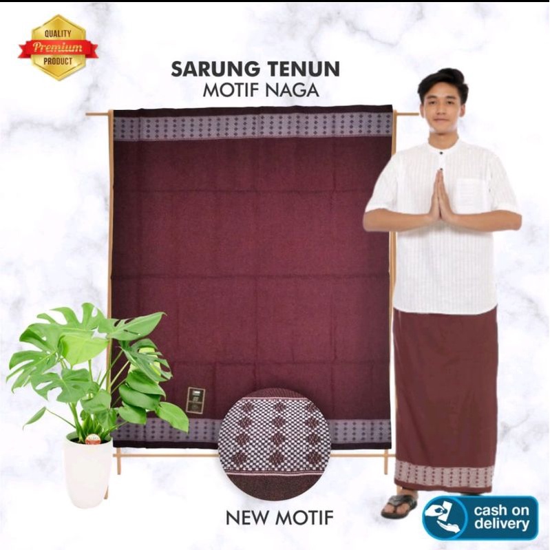 Sarung Tenun Dewasa Berkualitas Motif Naga