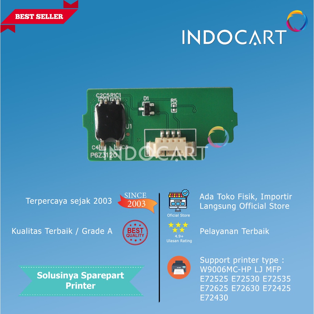 Chip W9006MC-HP LJ MFP E72525 E72530 E72535 E72625 E72630 E72425-200K