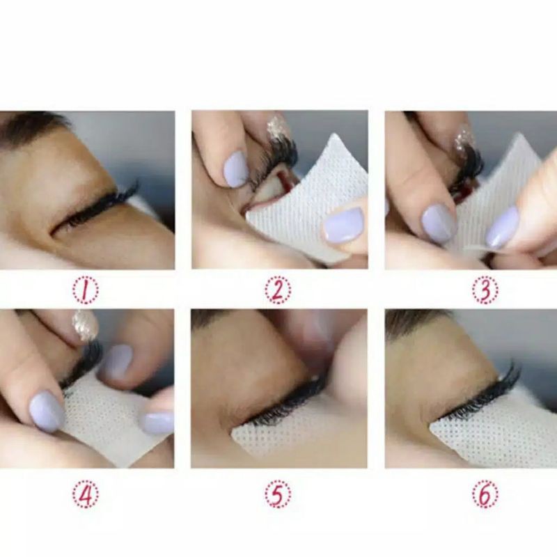 Eyepatch Eyelash Extension / Cotton Pads Remover Eyelash Extension