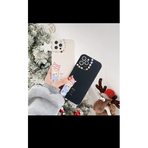 Softcase Edge Motif Cat For Iphone 6 7 6+ 7+ 8 8+ X XS MAX XR 11 PRO MAX 12 12 PRO MAX