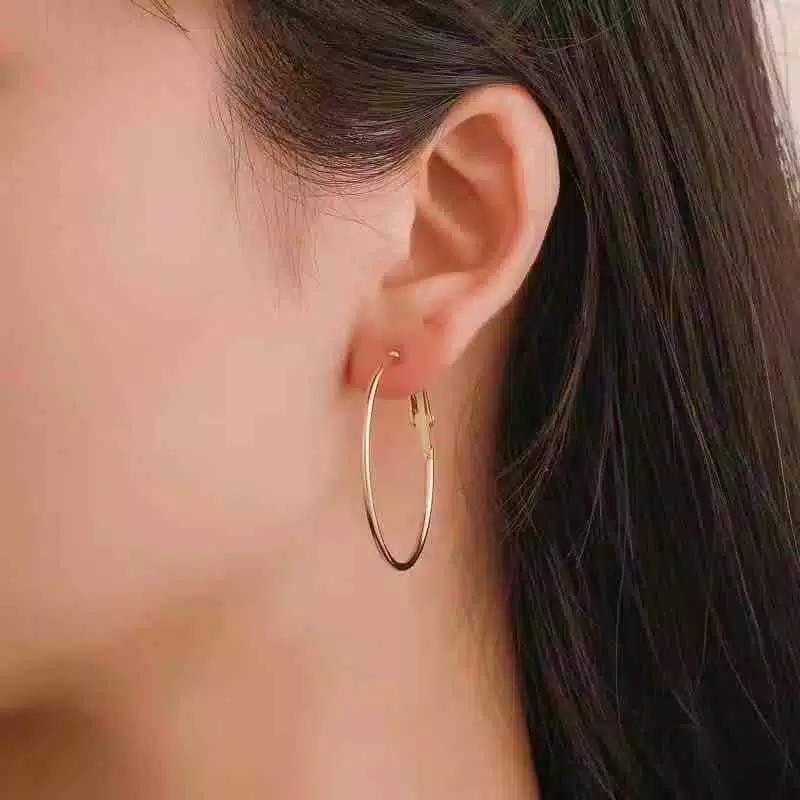 Set Anting Bulat Korea Isi 6 Pasang / Aksesoris Wanita