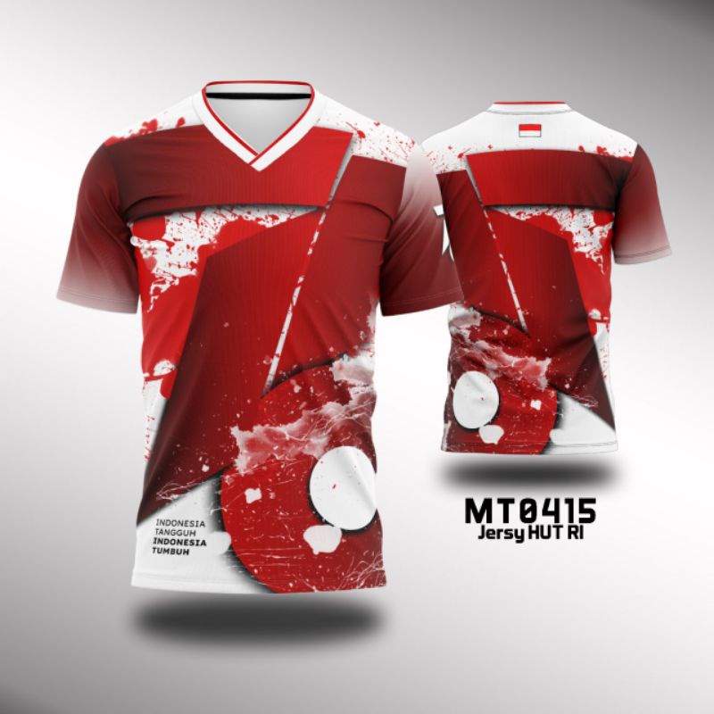 kaos spesial Edition HUT RI ke 76 fullprint Dryfit