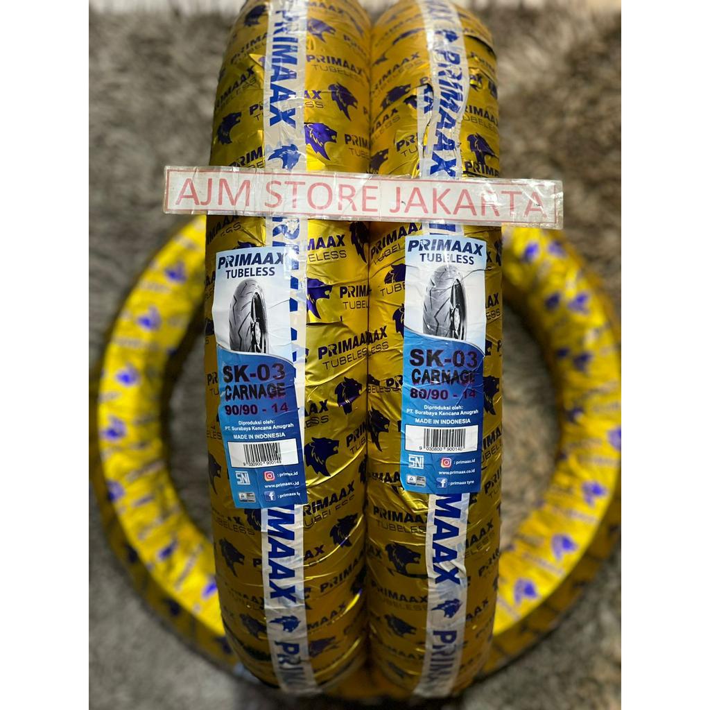 Primax SK03 100/90-12, 110/90-12, 110/70-13, 130/70-13, 80/90-14, 90/90-14, 80/80-17, 90/80-17, 100/