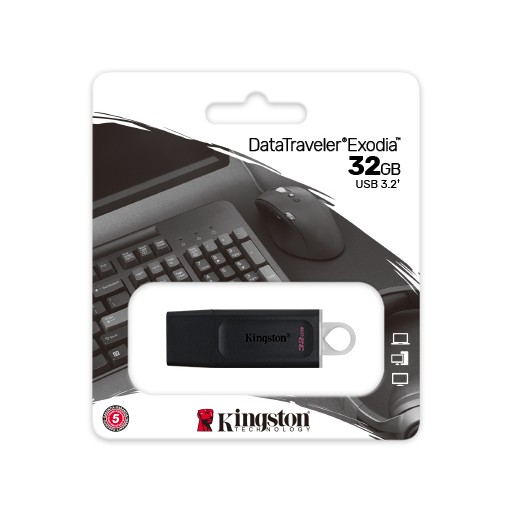 Kingston FlashDisk DataTraveler Exodia 32GB 64GB USB3.2 Flash Drive 32 GB 64 GB