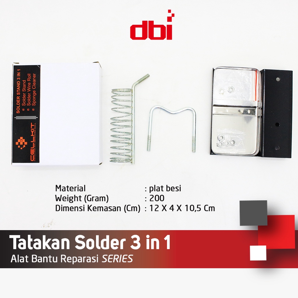 Dudukan Solder Tatakan Solder Spiral CELLKIT