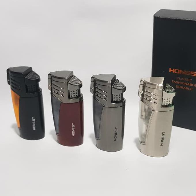Aero Triple Torch Lighter with Puncher Korek Api Cerutu