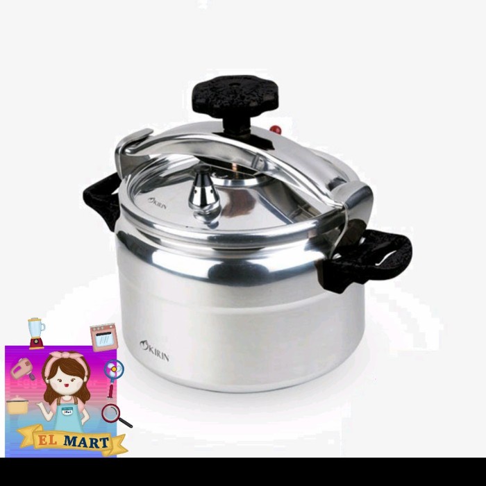 Kirin Panci Presto Pressure Cooker 12 Liter KPC120 KPC 120 12L Induksi