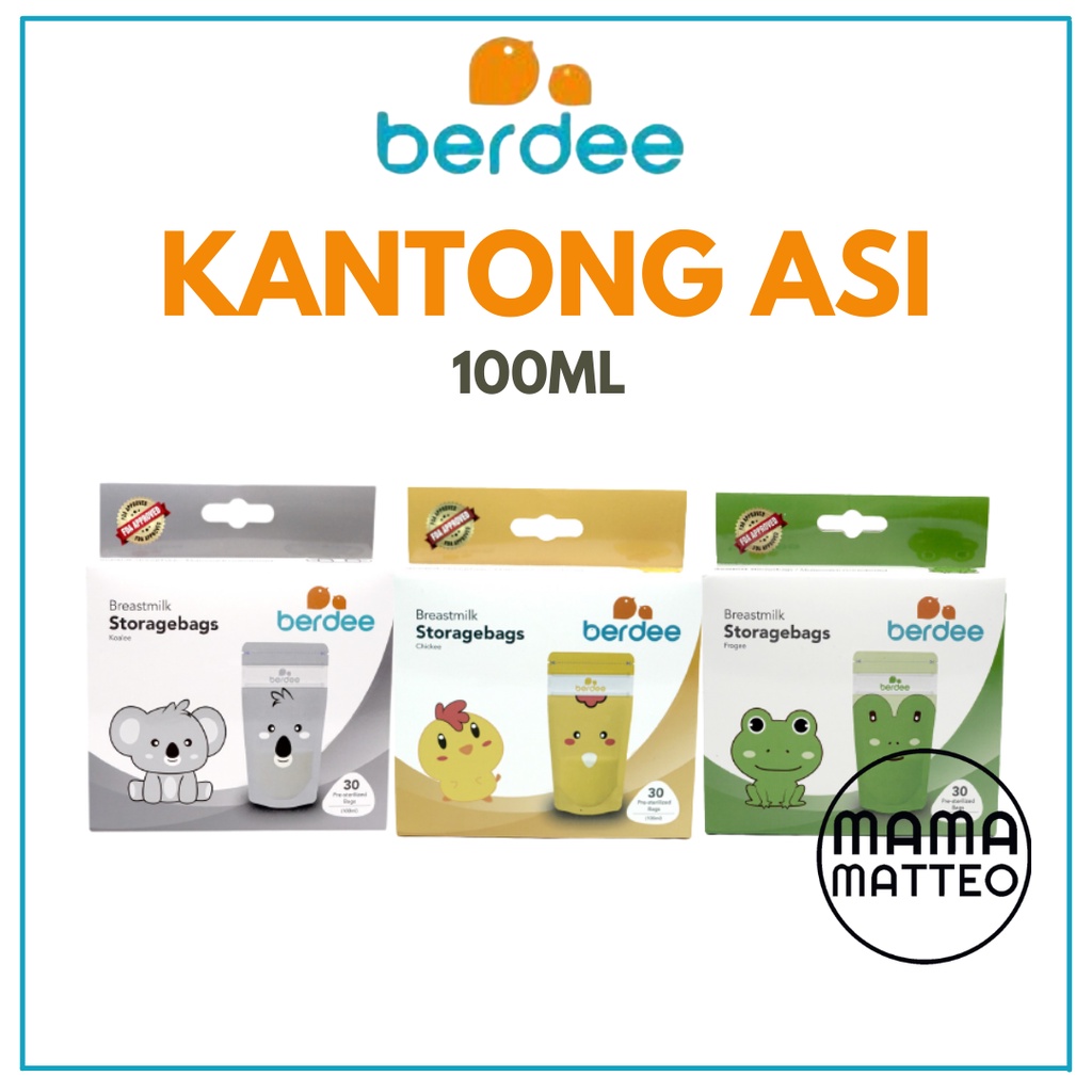 BERDEE KANTONG ASI THERMAL SENSOR 100ML 150ML / BREASTMILK STORAGE BAG / Wadah ASI / Penampung Susu ASI BANDUNG