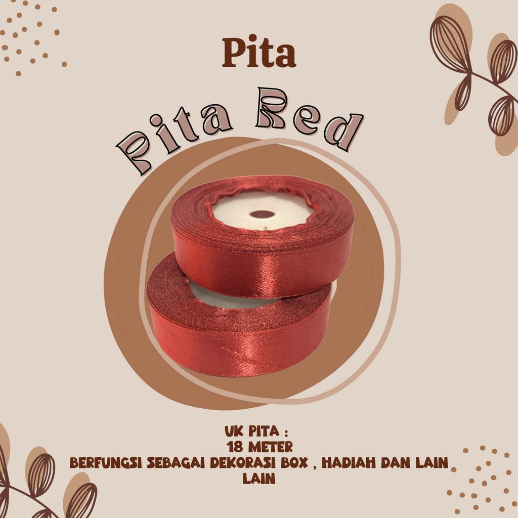 

3Pcs Pita Kado | Pita Dekorasi Red