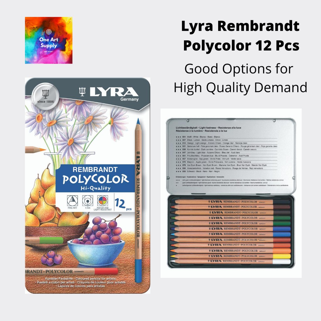 

Lyra Polycolor Rembrandt 12 Colours