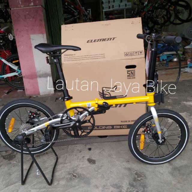 Sepeda Lipat Folding Bike Element Ecosmo Z9 18speed Hidrolik