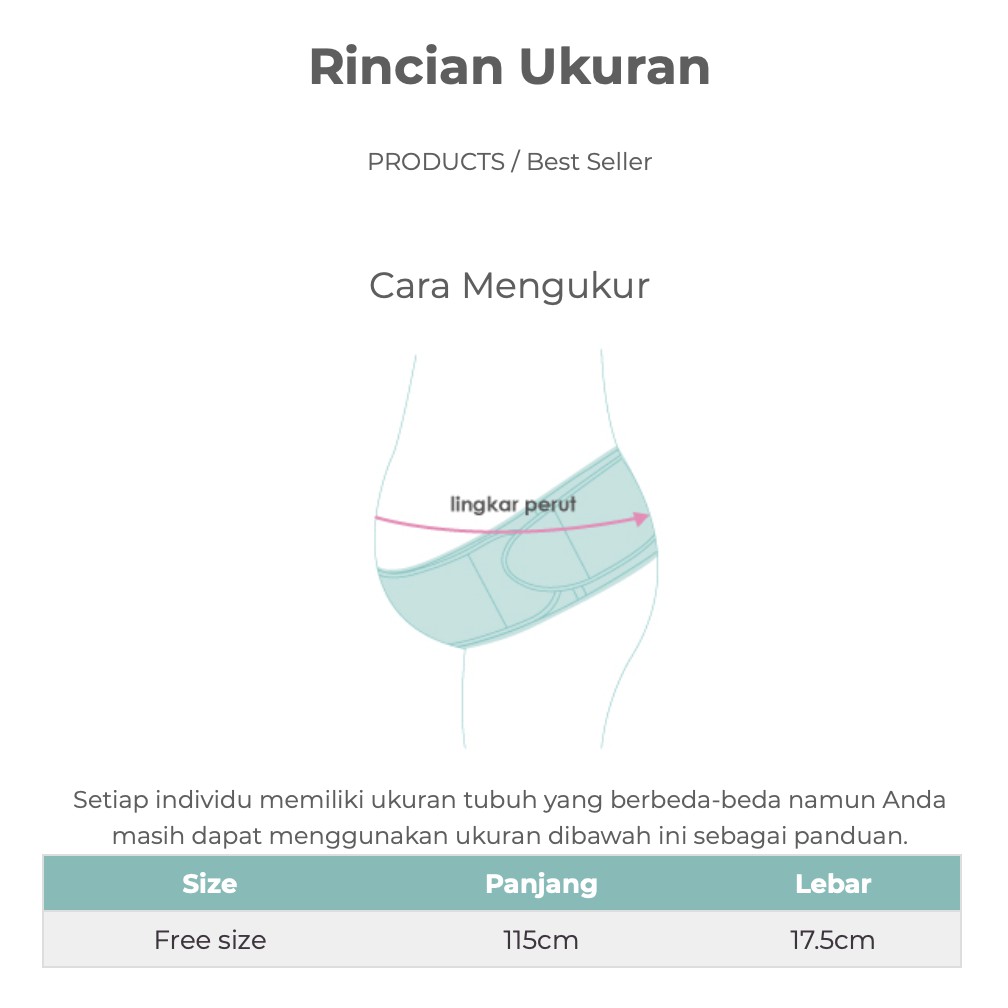 Mooimom Maternity Support Belt Sabuk Penyangga Perut Hamil