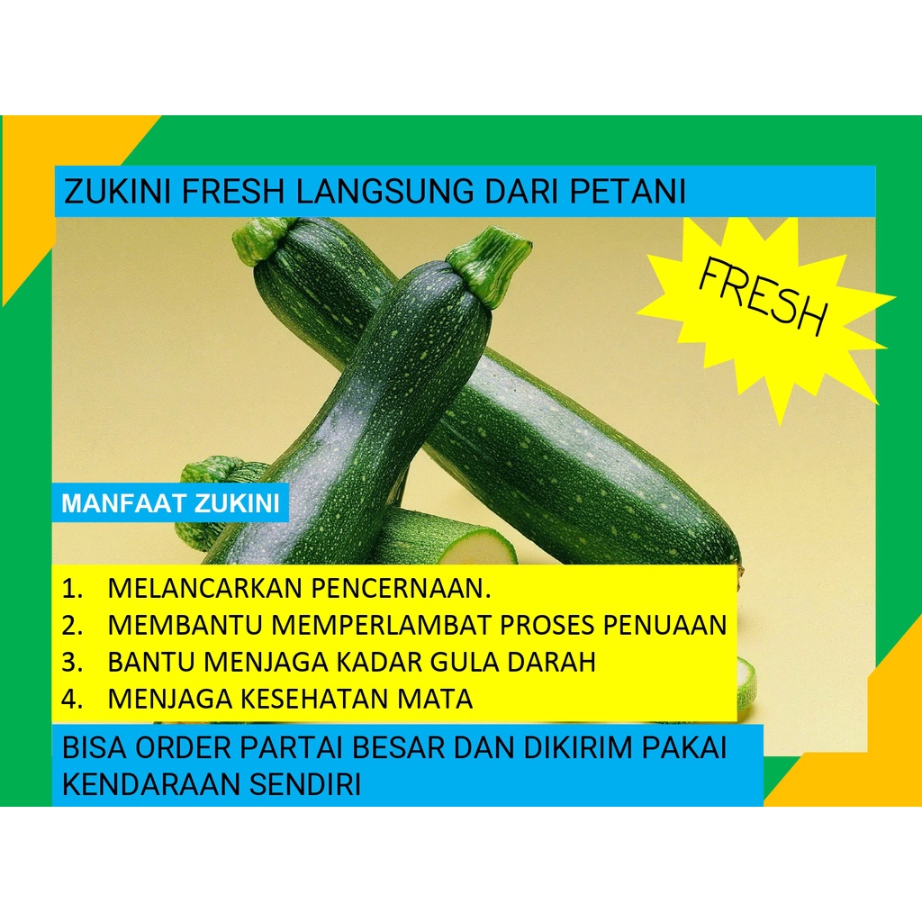 

Zukini Fresh Box Langsung Dari Petani