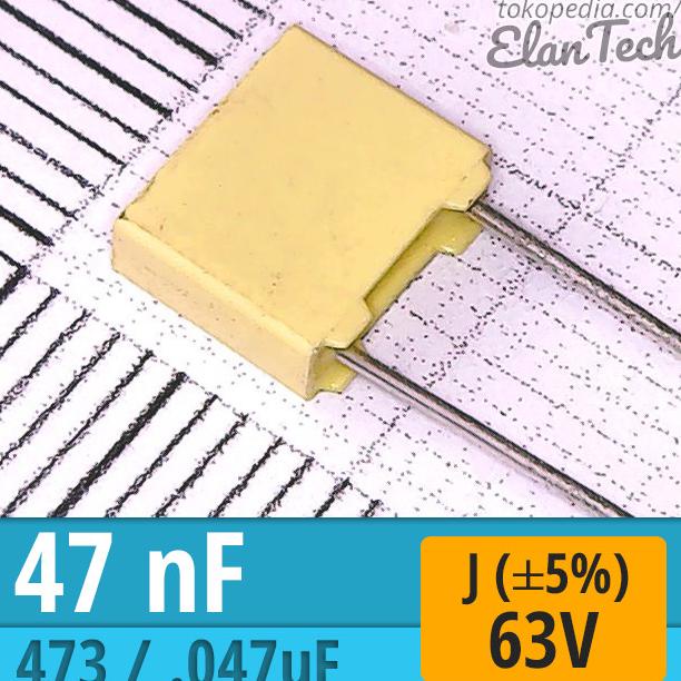 47nF / 473 / 0.047uF J 63V MKM Capacitor AVX TPC Kapasitor elant33